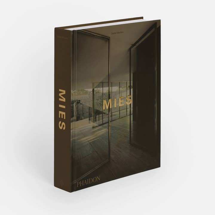 Mies design book on a neutral background